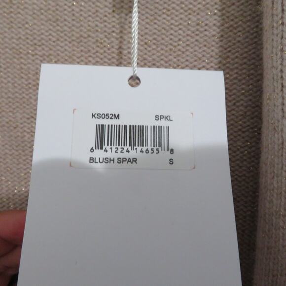 Gal Meets Glam Womens Sz S Blush Spar Taupe Open Front Cardigan Soft Knit Cozy - Picture 7 of 7